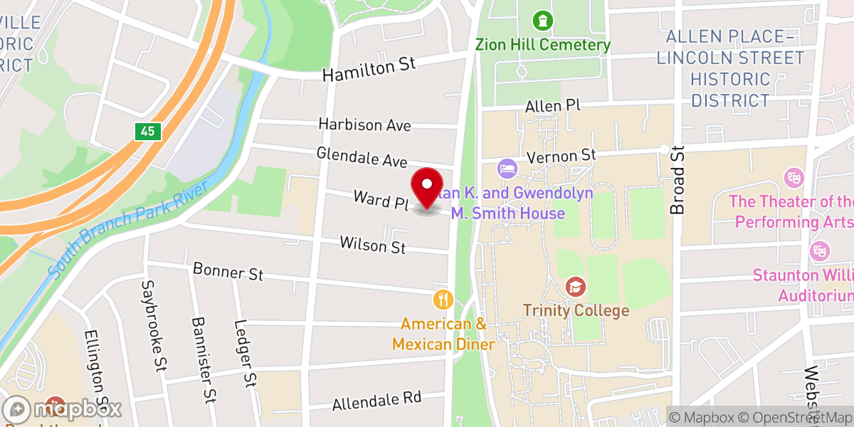 Map showing location of Greater Joy Mission Church of Deliverence