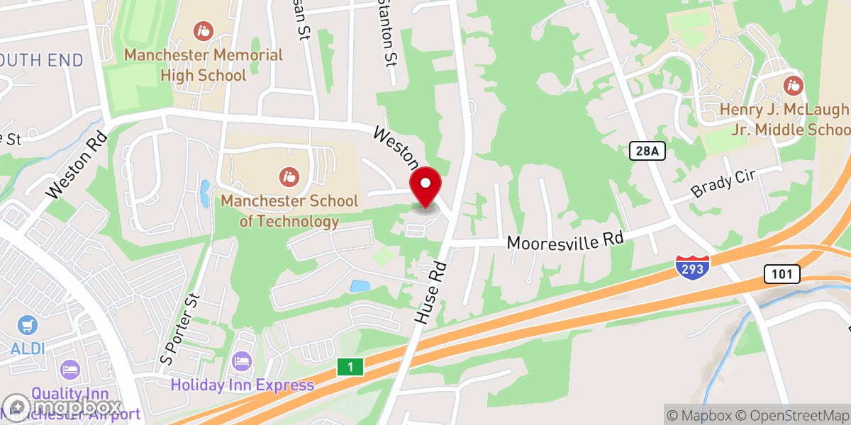 Map showing location of Immanuel Lutheran Church