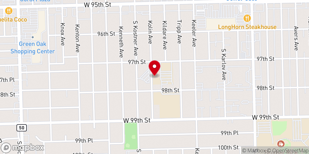 Map showing location of St. Germaine School