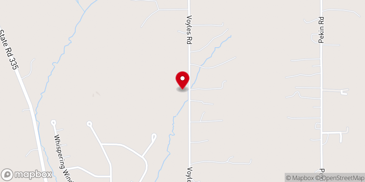 Map showing location of New Testament Christian Church