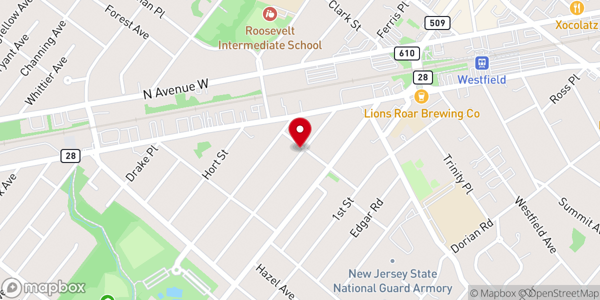 Map showing location of Saint Luke African Methodist Episcopal Zion Church