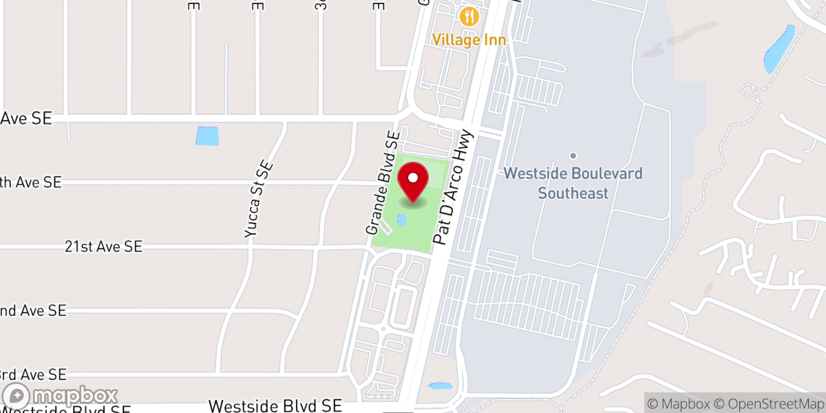 Map showing location of Haynes Community Center and Park
