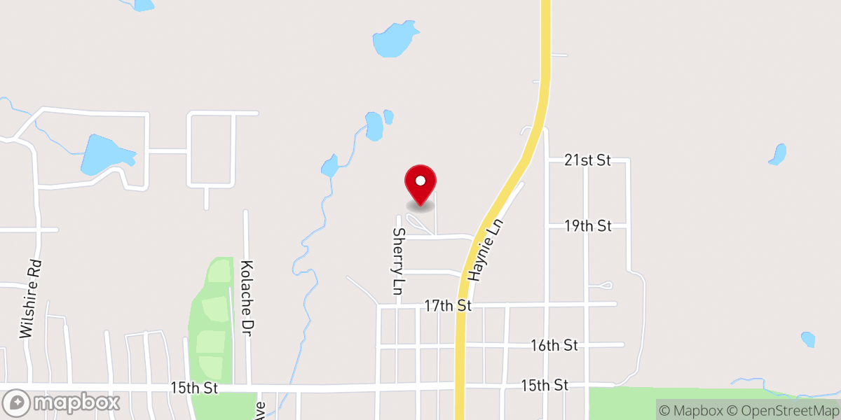Map showing location of Parkland Manor