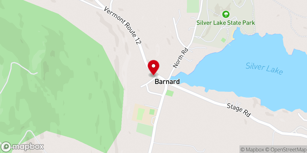 Map showing location of First Universalist Church and Society of Barnard