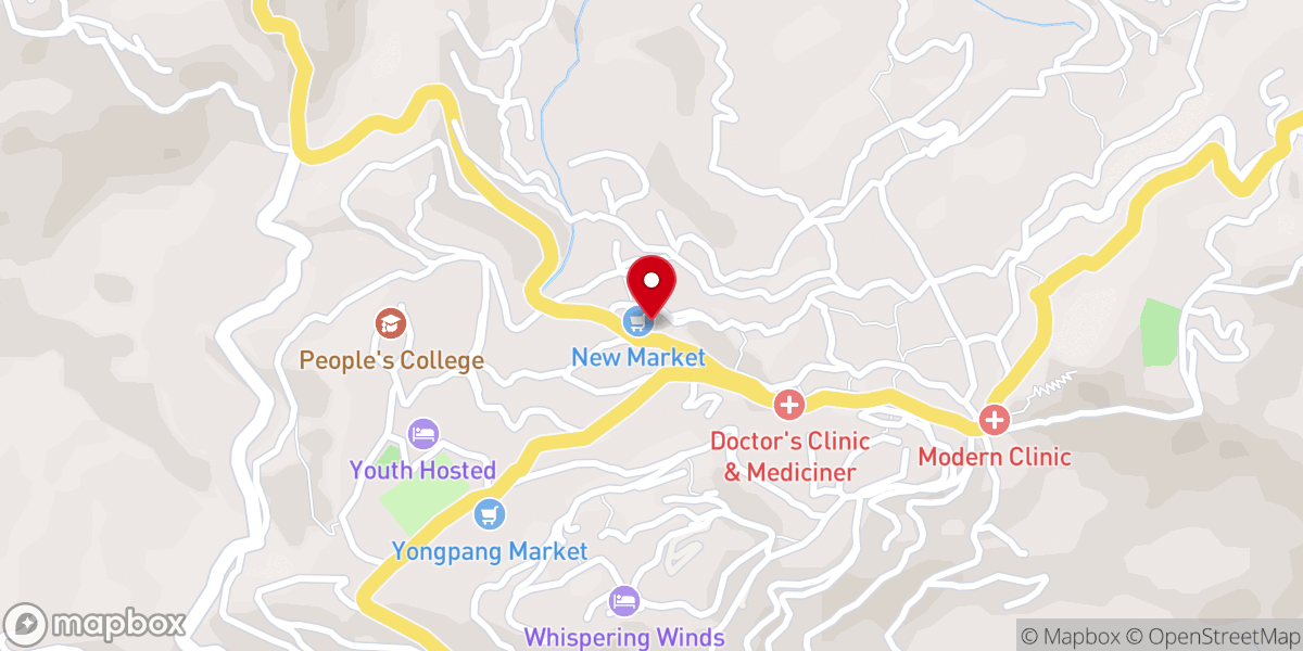 Map showing location of United Christian Fellowship