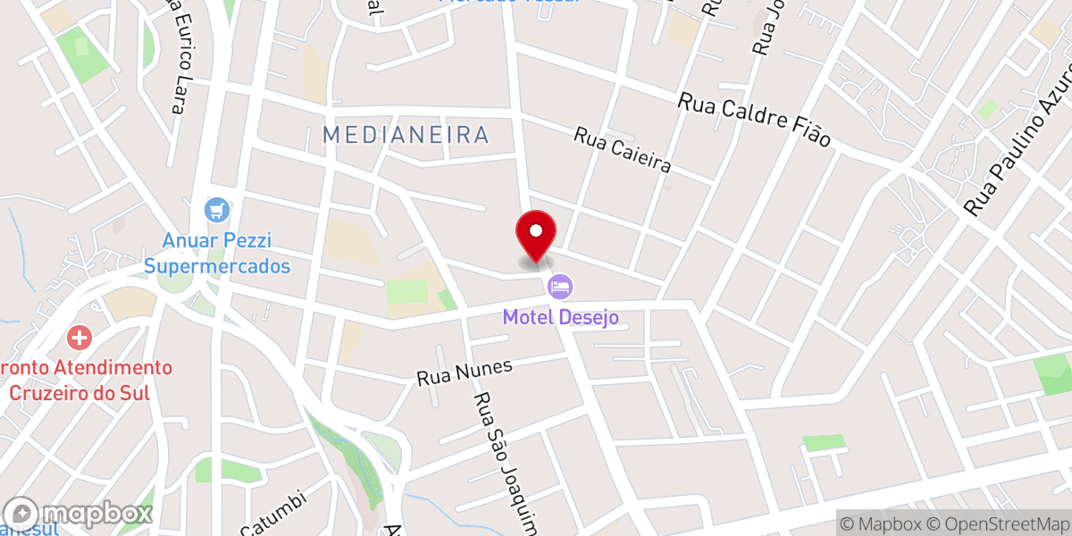 Map showing location of Igreja Evangélica Petencostal