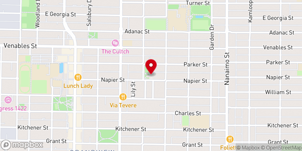 Map showing location of St. Francis of Assisi Parish