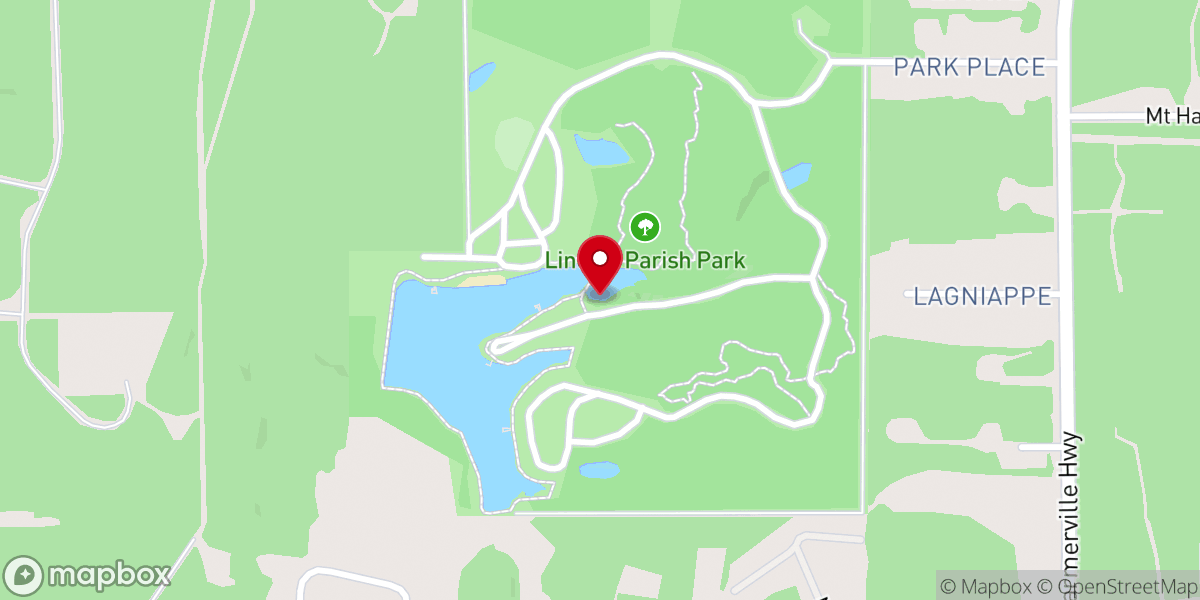 Map showing location of Lincoln Parish Park