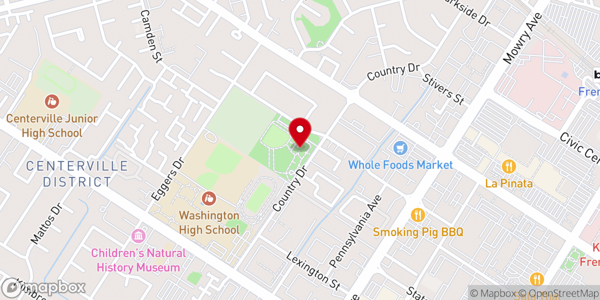 Map showing location of Heavens Gate Church