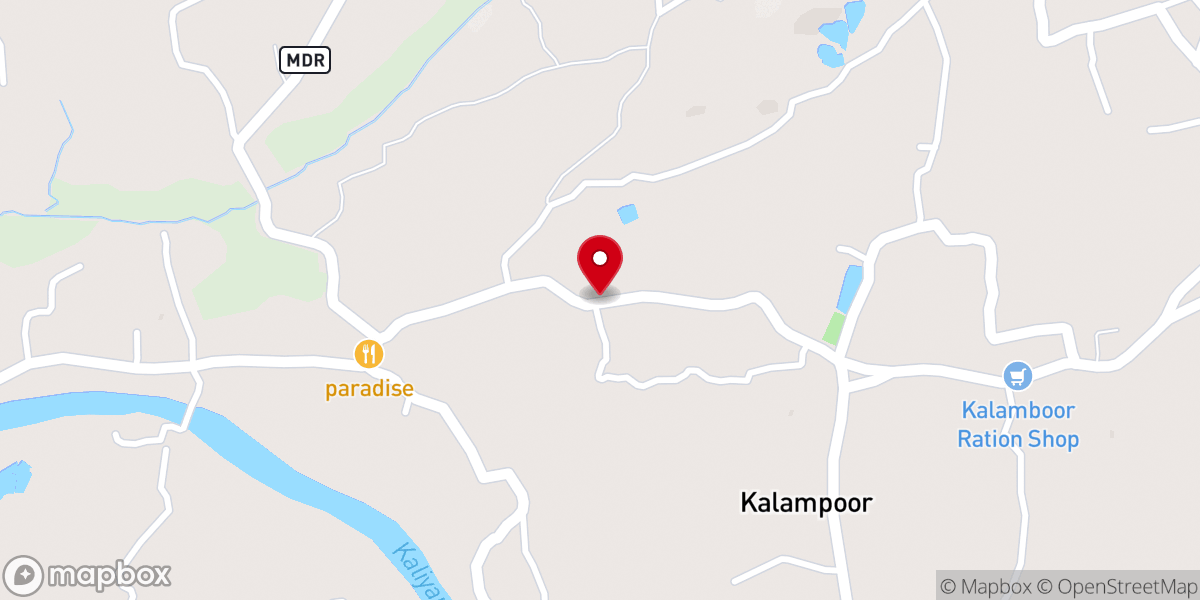 Map showing location of Assembly Of God Church, Kalampoor