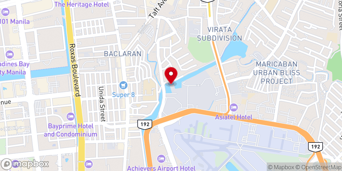 Map showing location of Beulahland Bible Baptist Church