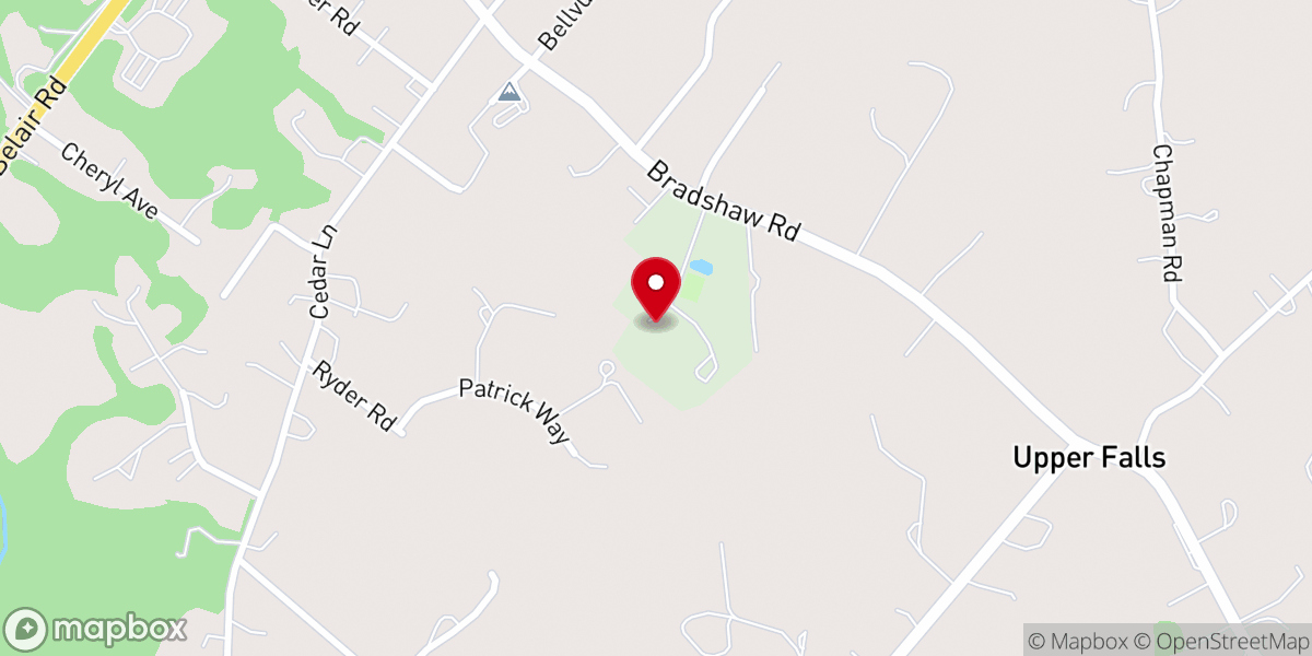 Map showing location of Hawks Hollow Farm
