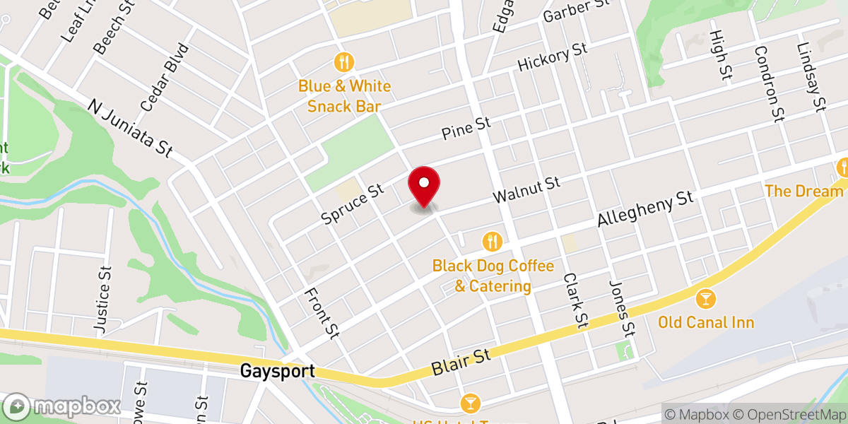 Map showing location of Journey Church