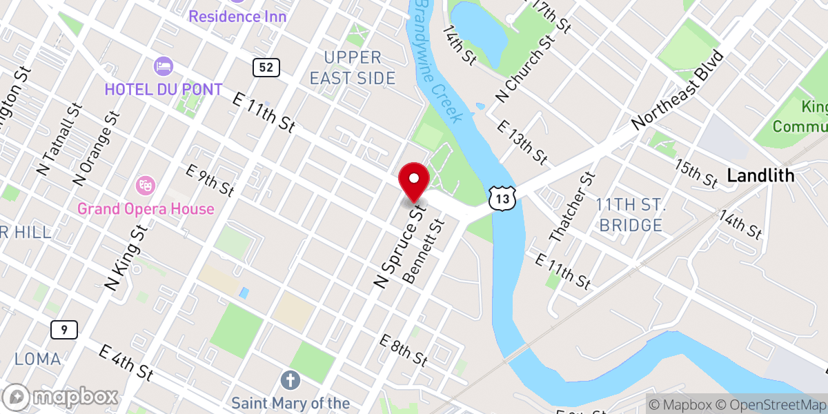 Map showing location of Holy Trnty Pentecostal Church