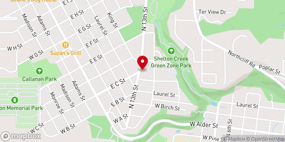 Map showing location of Faith Lutheran Church ELCA