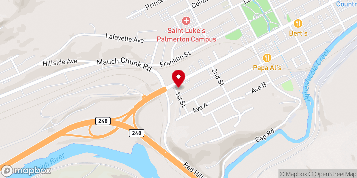 Map showing location of Saint Vladimir Ukrainian Catholic Church