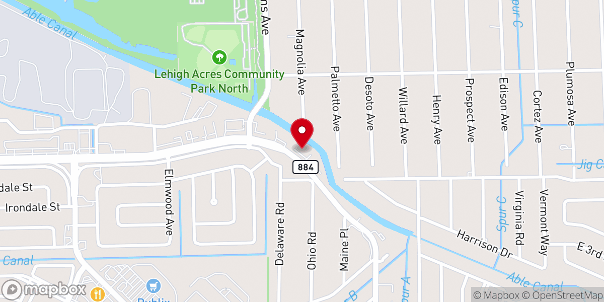 Map showing location of Iglesia Cristiana Torre Fuerte