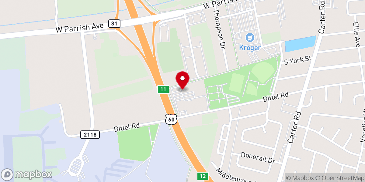 Map showing location of Living Hope Community Church Inc