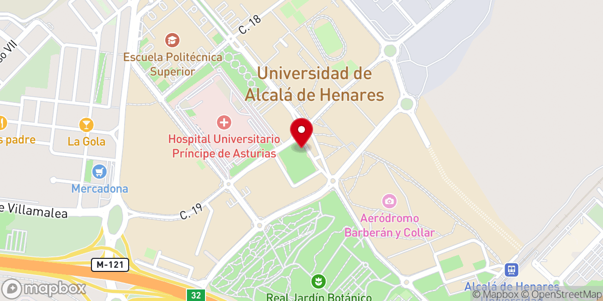 Map showing location of Ermita de la Virgen de Loreto