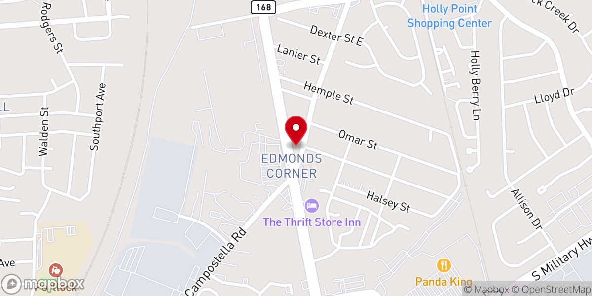 Map showing location of Better Life Ministries Church of God