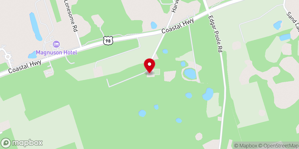 Map showing location of Pilgrim Rest Church