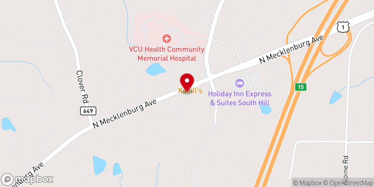 Map showing location of South Hill Bible Study Center Seventh-day Adventist Church
