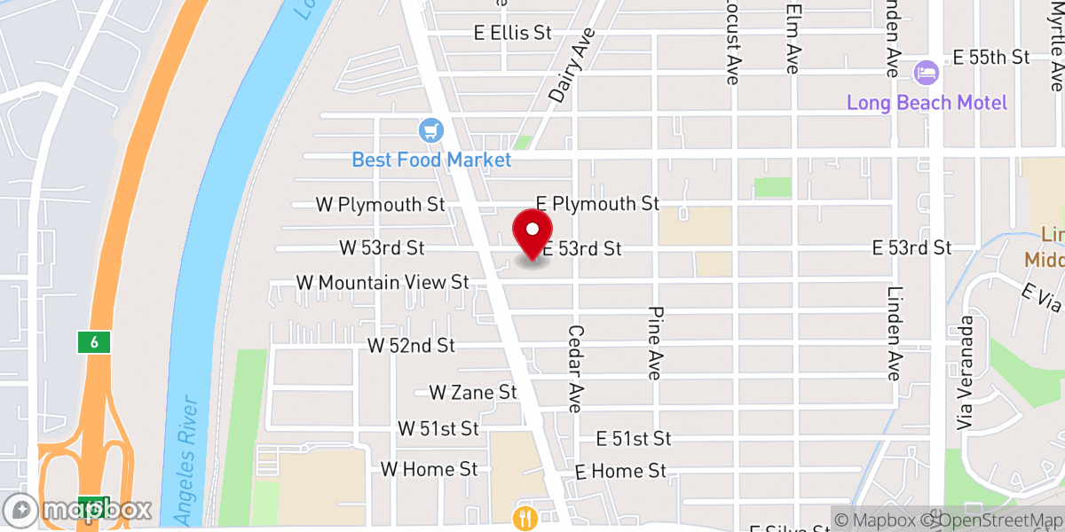 Map showing location of Praise Temple Church