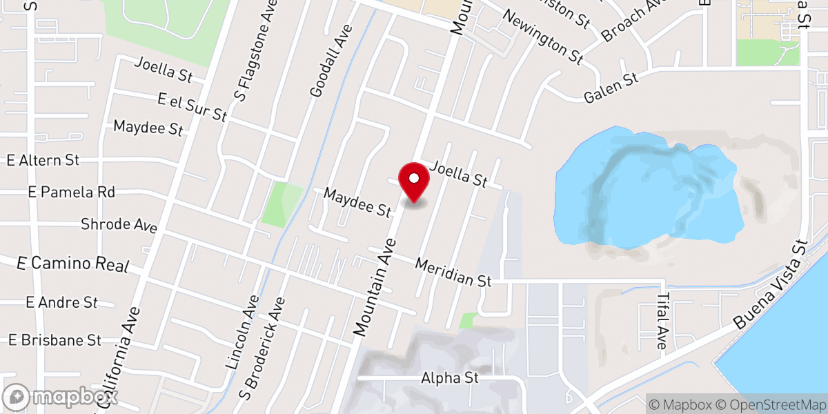 Map showing location of Iglesia Bautista Bíblica Berea