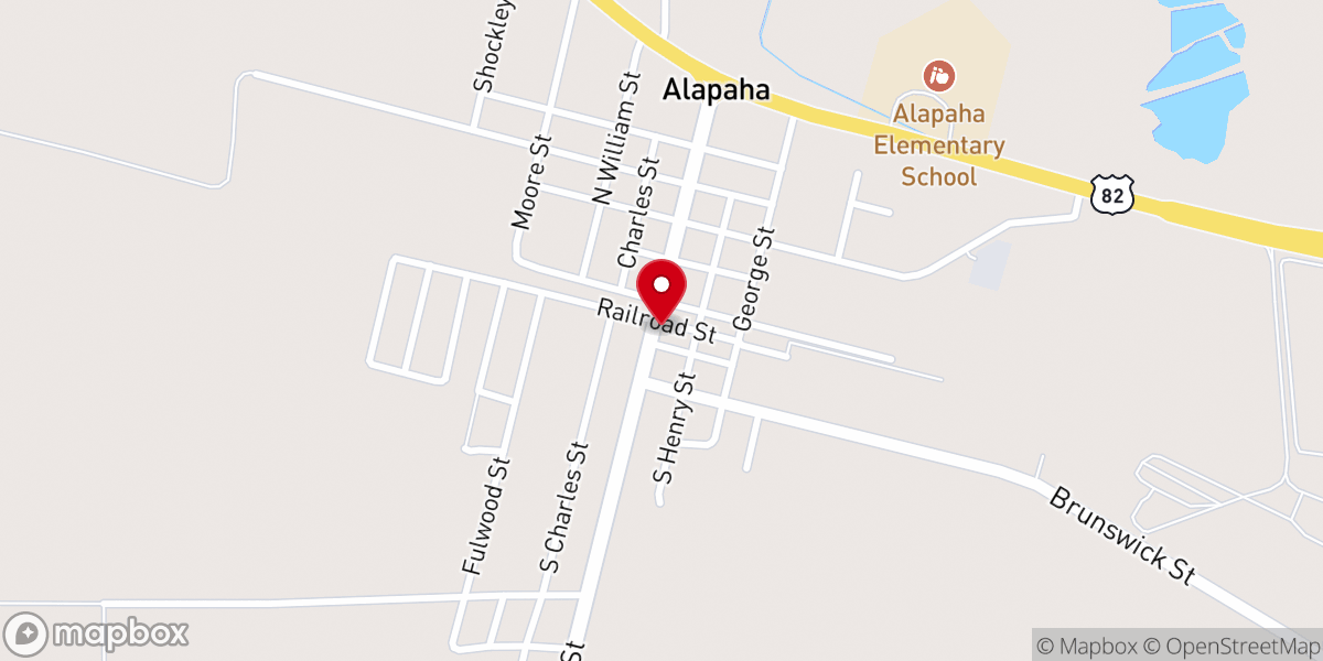 Map showing location of New Harvest Outreach Ministries