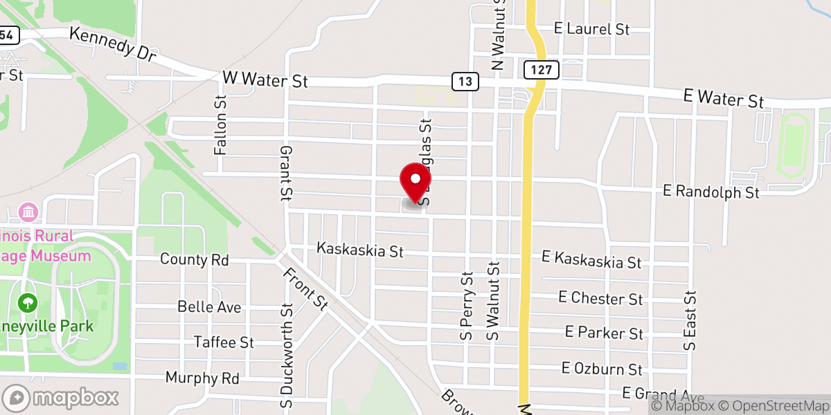 Map showing location of Least Of The Brethren Ministry - Jesus' Hands feed the Hungry - Food Pantry