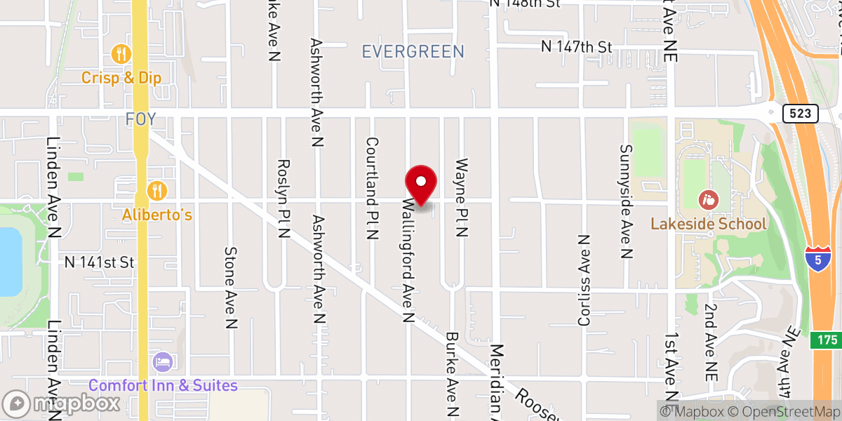 Map showing location of Refuge SDA Church