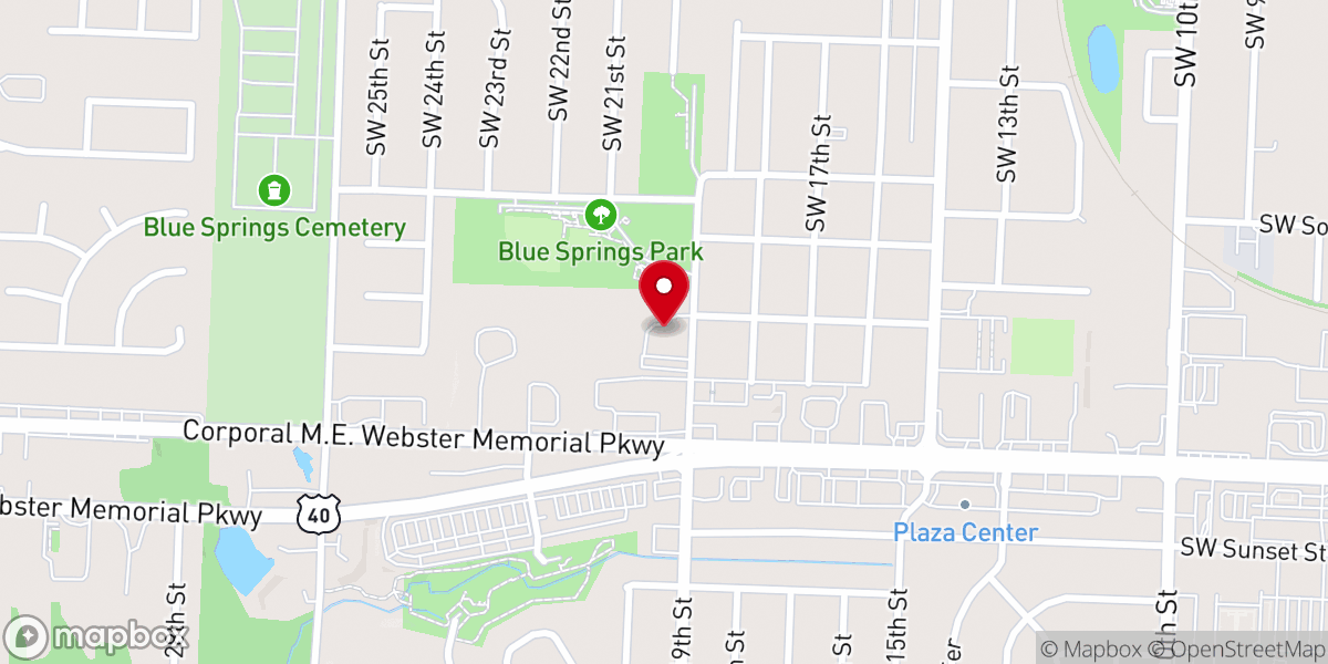 Map showing location of Parkview Congregation