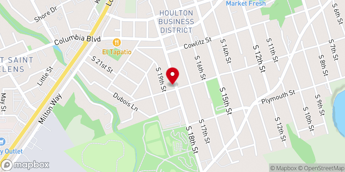 Map showing location of St Helens Church of Christ