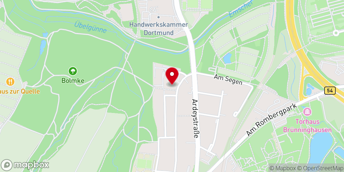 Map showing location of Kirche Jesu Christi - Gemeinde und Pfahl Dortmund