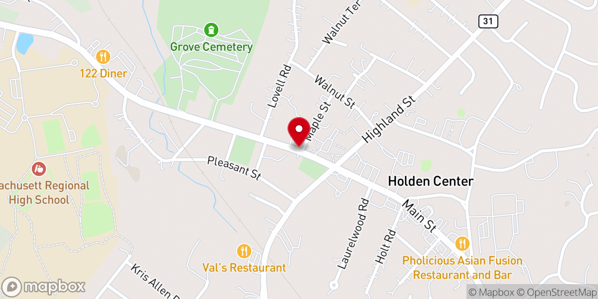 Map showing location of Troop 182 Holden