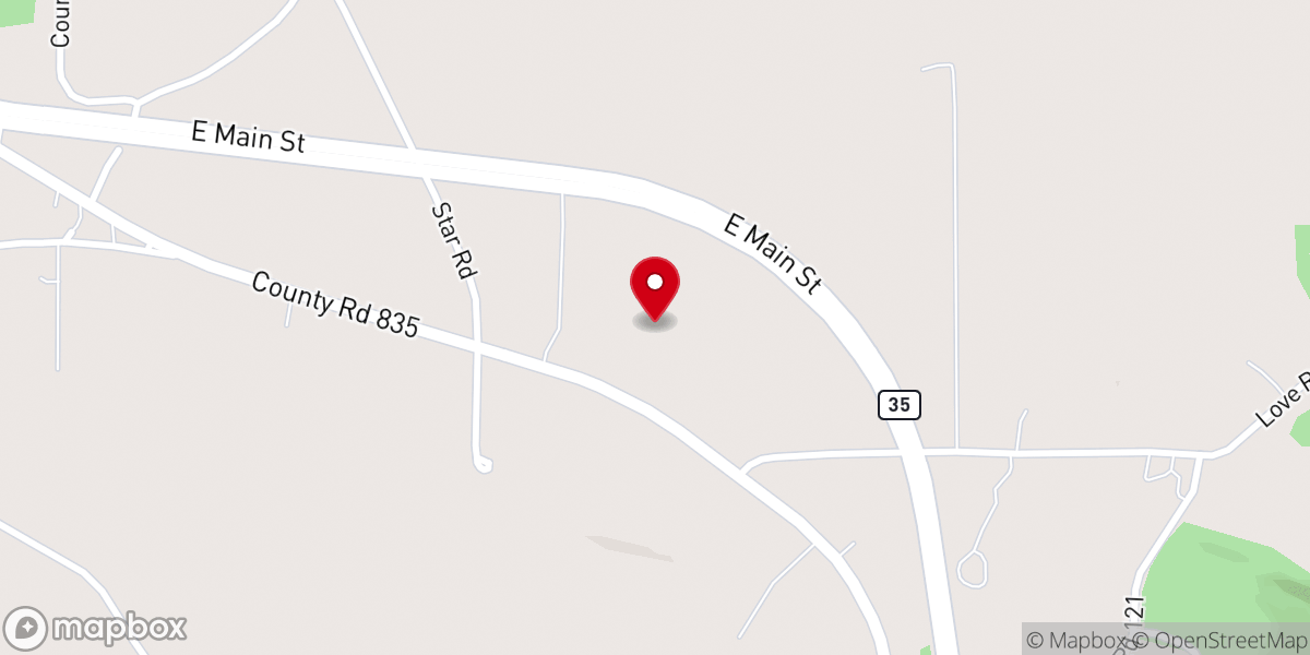 Map showing location of Plainview Church of God