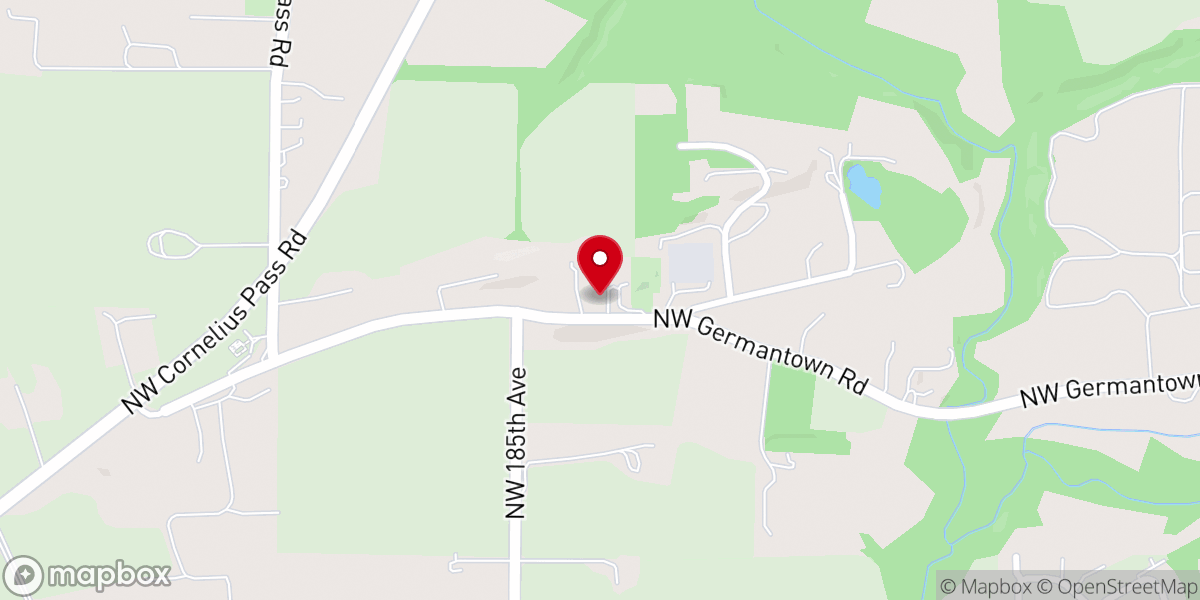 Map showing location of Bethany Bible Church