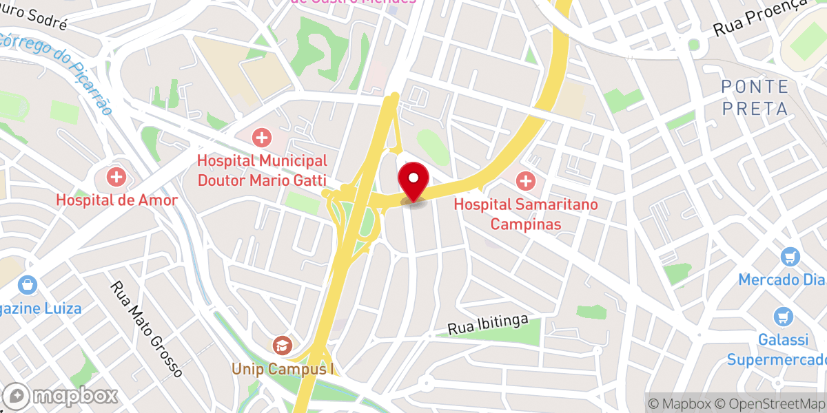 Map showing location of AD Mão Amiga