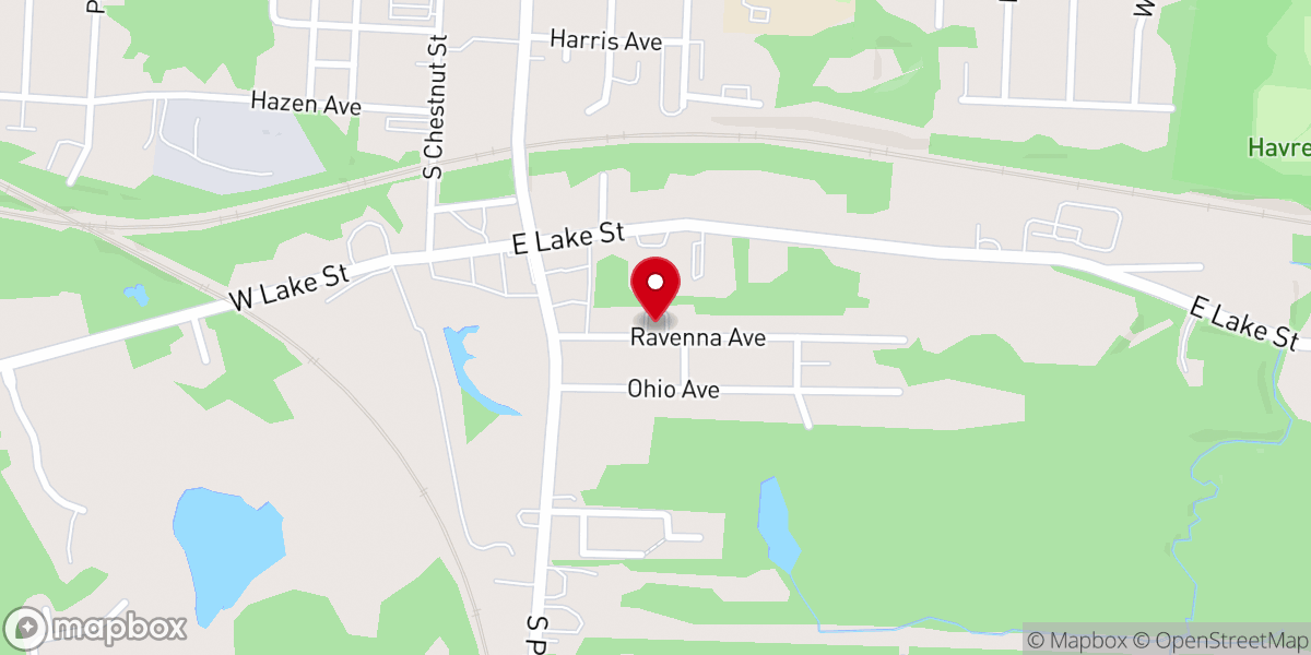 Map showing location of Ravenna Avenue Church Of God