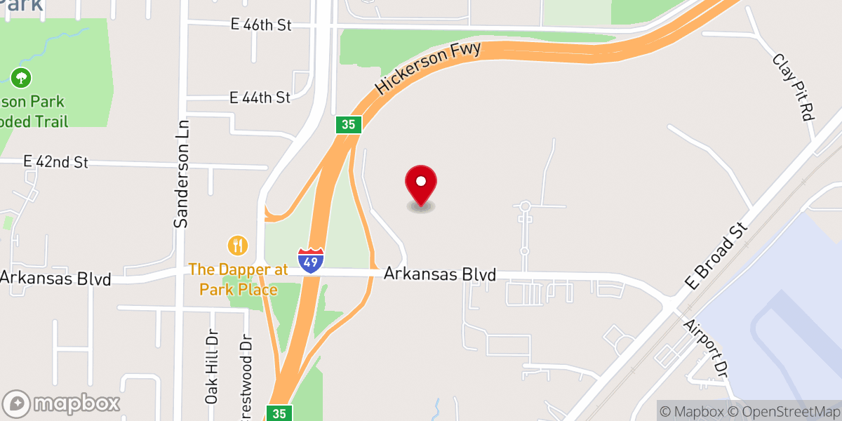 Map showing location of Cathedral Heights Church of the Nazarene