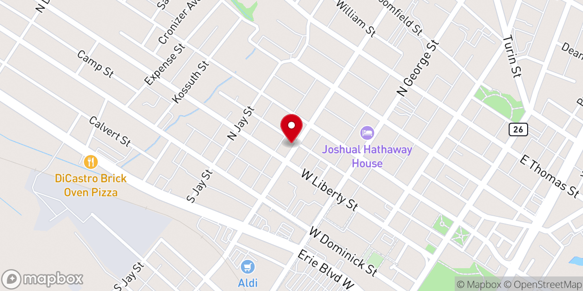 Map showing location of God's Missionary Church