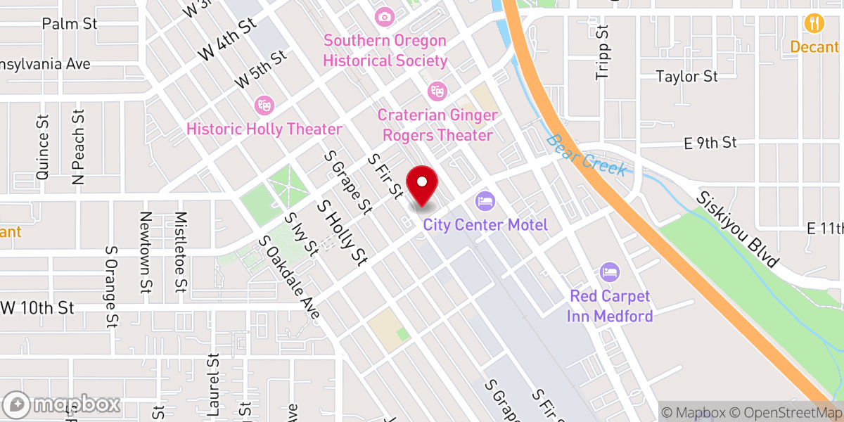 Map showing location of Grace Point Fellowship