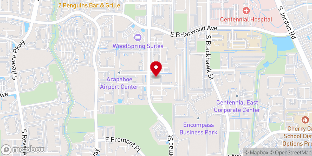 Map showing location of Life Changing Dinners