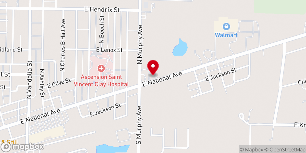 Map showing location of Lawson Miller Chapel