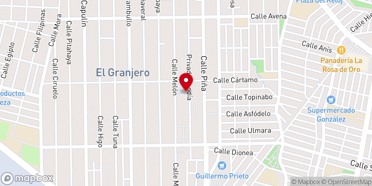 Map showing location of C.C. Amor y Verdad