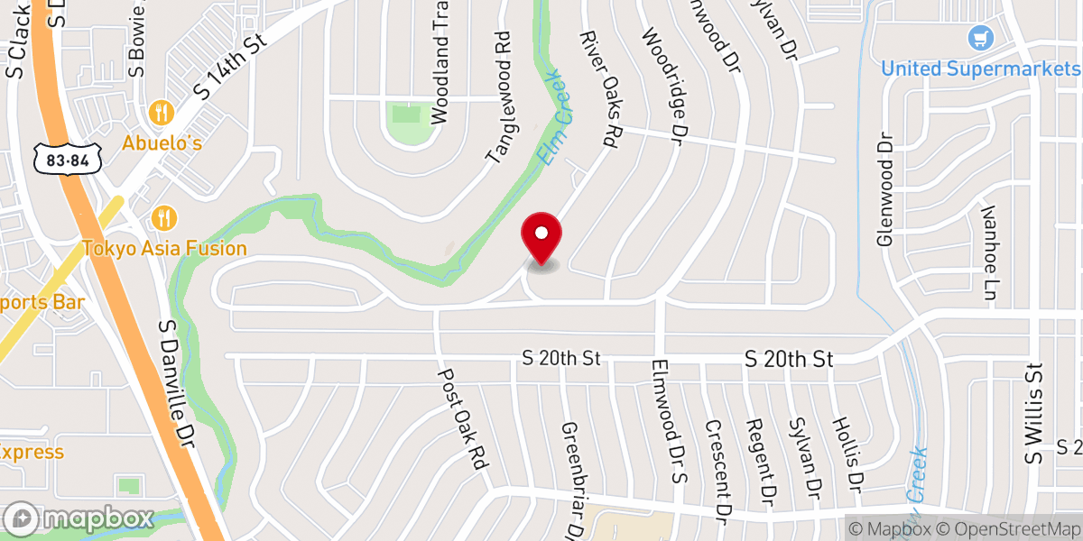 Map showing location of Boren Don & Rose