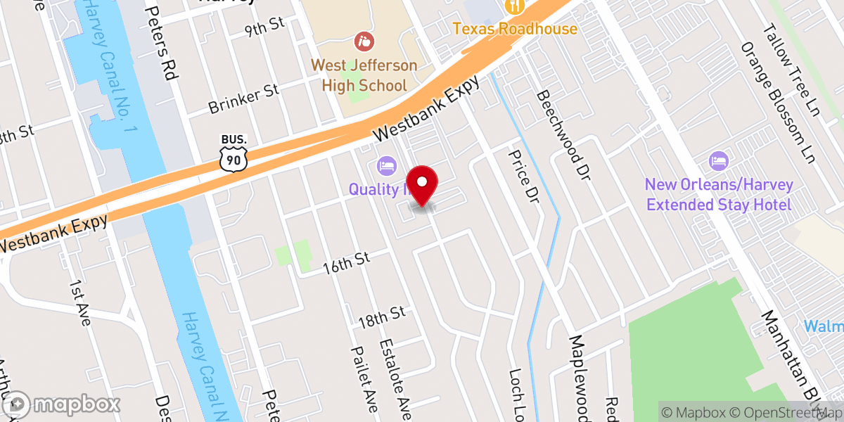 Map showing location of Westbank Flea Market