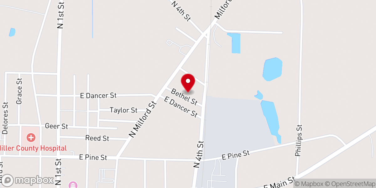 Map showing location of The New Unified Willis Memorial First Born Church of the Living God INC