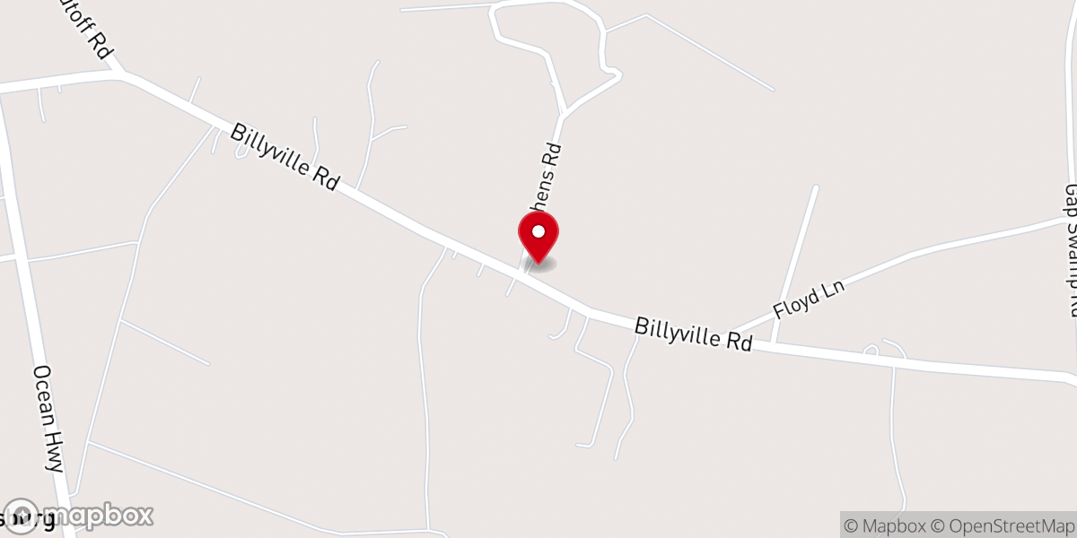 Map showing location of Forest View Baptist Church