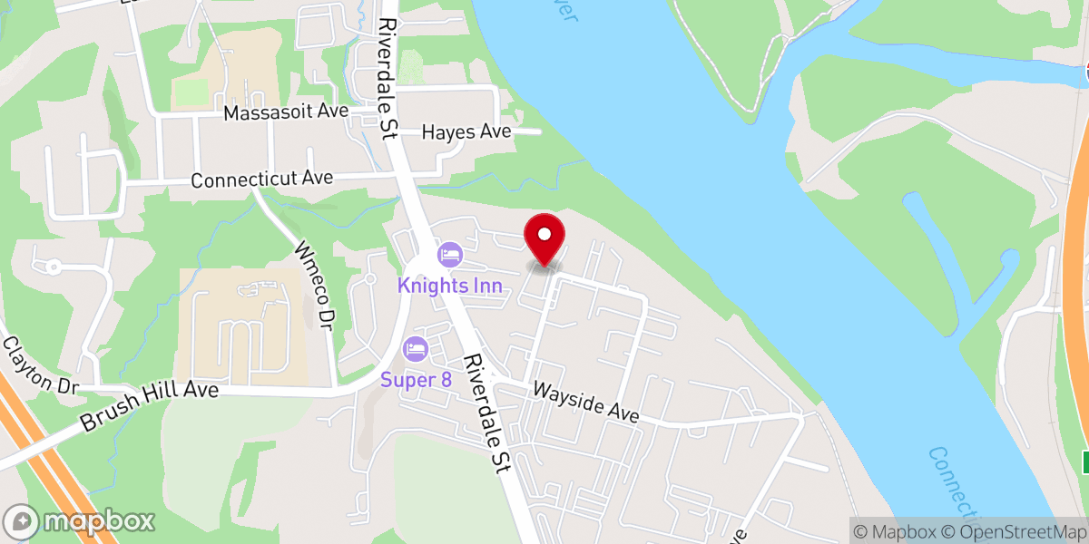 Map showing location of Champion City Church